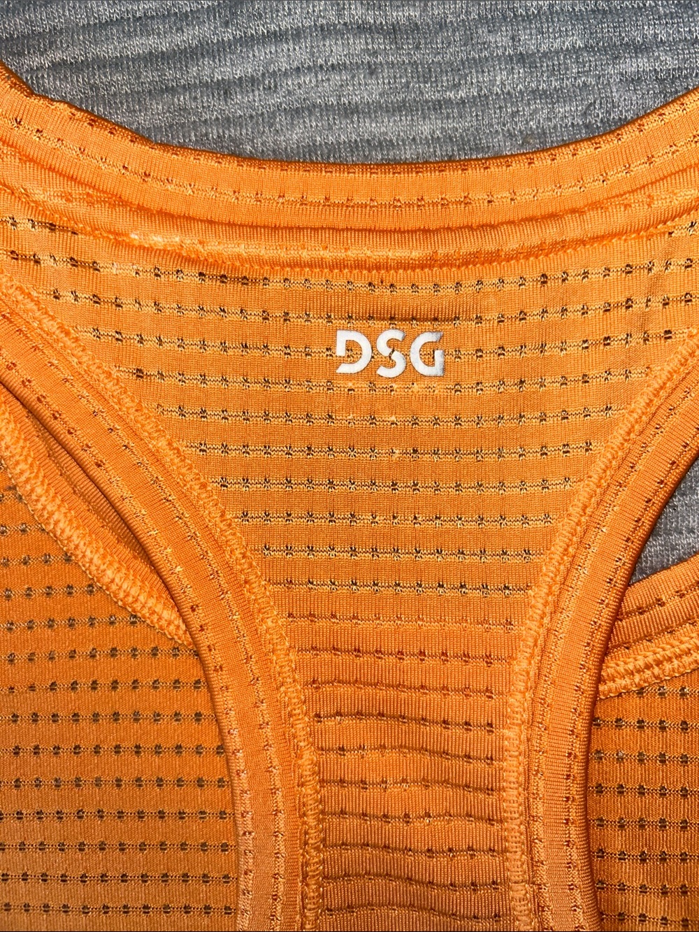 DSG Orange Mesh Racerback Tank - Picture 4 of 4